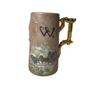 Vintage Handmade German Style Stein Mug 1975 Handmade Signed u